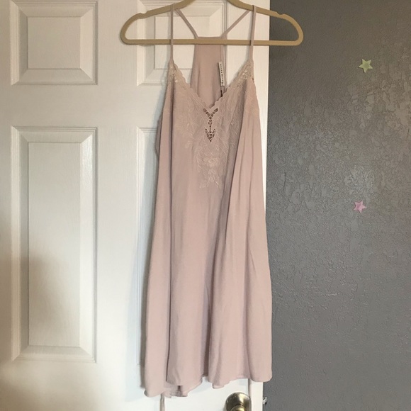 Haute monde beige dress - Picture 2 of 5